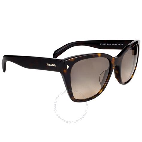 prada pr 09ss 2au3d0|Prada Conceptual Lettering Logo Havana/light Brown Sunglasses .